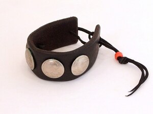 goro's Goro's 5 cent Conti . leather bracele * blue rust black 