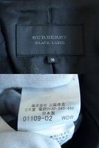 BURBERRY BLACK LABEL バーバリーブラックレーベル レディース　コンフォート　ジャケット　レーヨン・リヨセル　ストレッチ素材 ・38_画像6