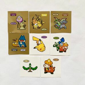 新品　第一パン ポケモンデコキャラシール ポケモン　特別仕様200弾 ピカチュウ ピチュー ライチュウ　イーブイなど