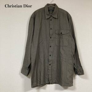 [ ultimate beautiful goods ] Christian Dior Dior long sleeve shirt 