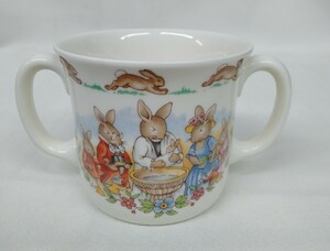 バニキンズ　Bunnykins　マグカップ ロイヤルドルトン 陶器製 マグ　両手マグ　