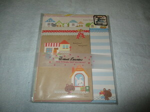 TREND LETTER rose flight ..26 sheets envelope 14 sheets unused 