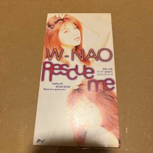 W-NAO/Rescue me8cmCDシングル飯島直子