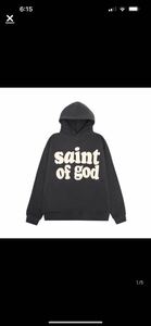 SAINTMICHAEL×Fear of God セントマイケル　 フィアオブゴット ESSENTIALS（エッセンシャルズ） パーカー　ブラック激レア☆サイズXL