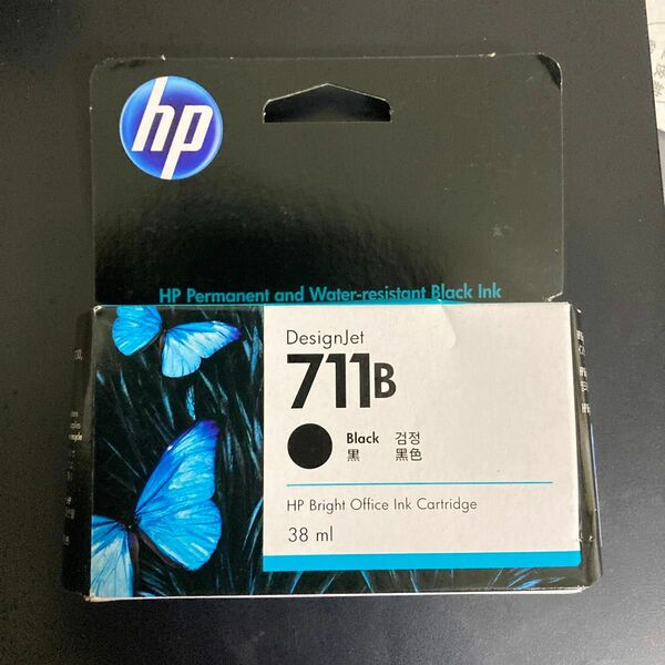 HP 711B インクカートリッジ [38ml] 《ブラック》 (3WX00A)