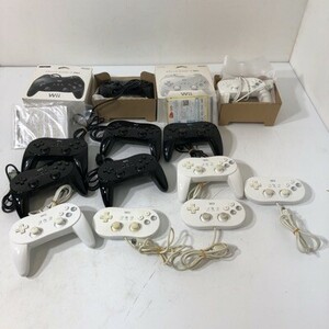 任天堂 ニンテンドー Wii クラシックコントローラー RVL-005 ブラック/ホワイト 12個まとめて 動作未確認 AAA0001大3187/0222