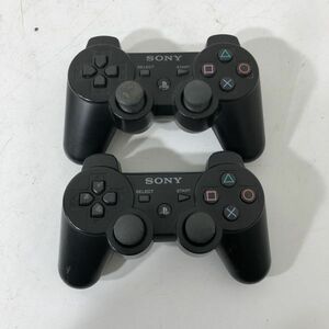 送料無理/動作良好 SONY ソニー CECHZC2J PS3 DUALSHOCK3/デュアルショック3 コントローラー 2点 まとめて AAL0110小4324