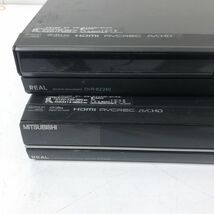MITSUBISHI Blu-ray DVD レコーダー DVR-BZ240/DVR-BZ250 ブルーレイディスク BD 2点まとめて 通電確認済み AAL0110大3046/0208_画像2