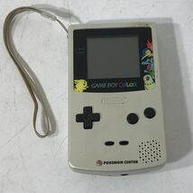 ★動作確認済★任天堂 CGB-001 ゲームボーイカラー ポケモンセンター限定 ポケットモンスター金銀記念バージョン AAL0105小4367/0215_画像2