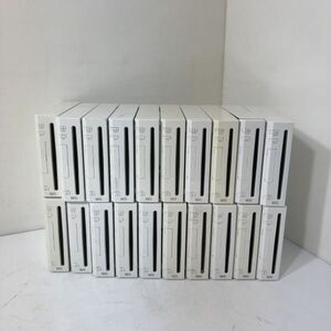 NINTENDO 任天堂 Wii 本体 20台 まとめて ゲーム機 RVL-001 ホワイト ジャンク品 AAA0001大3163/0222