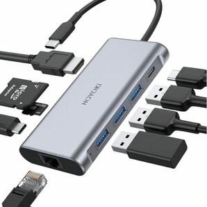 HOYOKI USB Cハブアダプター 9イン1 USB ハブ Type C