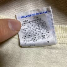 美品　アメリカ製　チャンピオン　T1011 ポケットTシャツ　無地　ナチュラル　S Champion USA 米国製　半袖　ヘビーウェイト　コットン_画像6