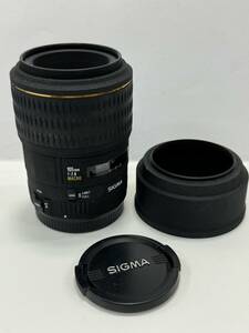 (3)【1円スタート！】SIGMA シグマ EX 105mm 1:2.8 MACRO カメラ レンズ レンズフード 中古 詳細不明 ジャンク