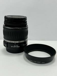 (5)【1円スタート！】Canon キャノン ULTRA SONIC EF-S 18-55mm 1:3.5-5.6 カメラ レンズ レンズフード 中古 現状品 詳細不明 ジャンク