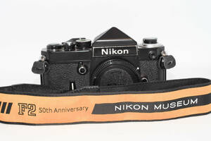 【中古美品】Nikon ニコン F2 アイレベル ブラック 限定ストラップ付き