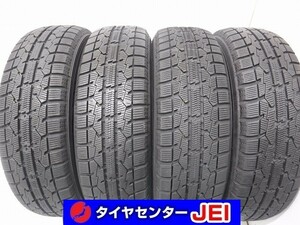 165-65R14 8.5分山 トーヨー オブザーブガリットGIZ 2019年製 中古スタッドレスタイヤ【4本セット】送料無料(AS14-3039）