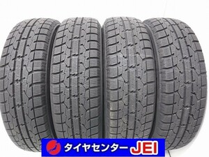 155-65R14 9.5-9分山 トーヨー オブザーブガリットGIZ 2022年製 中古スタッドレスタイヤ【4本セット】送料無料(AS14-3061）