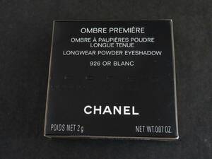  не использовался CHANEL Chanel on bru Premiere Pooh duru тени для век 926o- Blanc *7