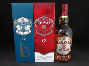 1円～　未開栓　CHIVAS REGAL シーバスリーガル 12年 ミズナラ REGAL　700ｍｌ　3本セット