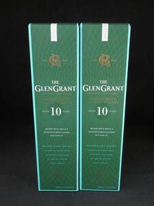 1円～　未開栓　THE GLEN GRANT グレングラント 10年 シングルモルト スコッチ ウイスキー　700ｍｌ　2本セット