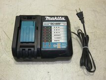 ▲▽7533　１円スタート　マキタ　電動工具 用　バッテリ 電池　18V 6Ah　BL1860B ×２　/ 充電器 DC18RF△▼_画像7