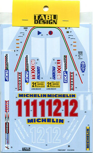 タブデザイン (TABU) 12057 1/12 312T4 フルスポンサーデカール