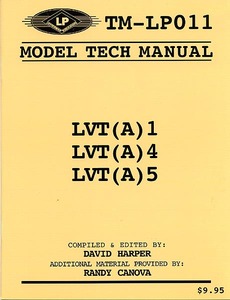 ■洋書 レターマン出版 アメリカ軍 LVT テクニカルマニュアル LP011
