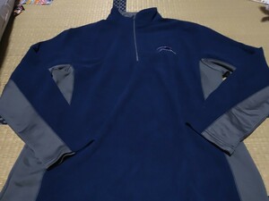 NFL Los Angeles * charger z half Zip fleece long sleeve shirt XL navy blue 