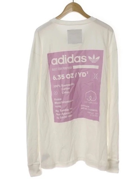 adidasアディダス☆バックプリント長袖Tシャツ