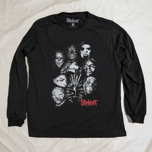 【1円スタート】Slipknot スリップノット ロンT 長袖　　　　検:古着 ヴィンテージ ロックTシャツ バンドTシャツ metallica slayer nirvana