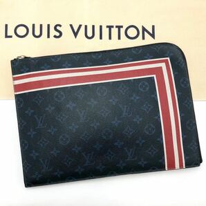 【上美品・入手困難商品】LOUIS VUITTON ルイヴィトン ダミエ コバルト ポシェットジュール セカンドバッグ クラッチバッグ メンズの画像1