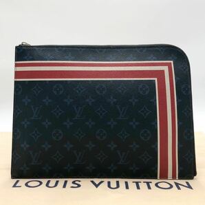 【上美品・入手困難商品】LOUIS VUITTON ルイヴィトン ダミエ コバルト ポシェットジュール セカンドバッグ クラッチバッグ メンズの画像2