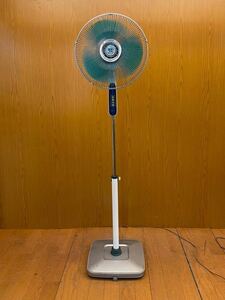 * operation goods *National*F-K401C* large electric fan * feather diameter 40cm*3 sheets wings root * National * floor stand .* retro * antique *SR(L692)
