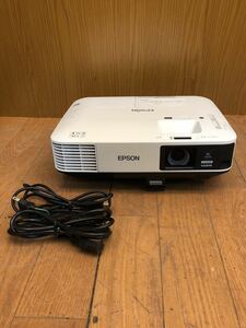 ★動作品★EPSON★ビジネスLCDプロジェクター★HDMI付き★使用時間2594H★5000lm★3LCD方式★WXGA★会議★エプソン★EB-1975W★SR(N641)