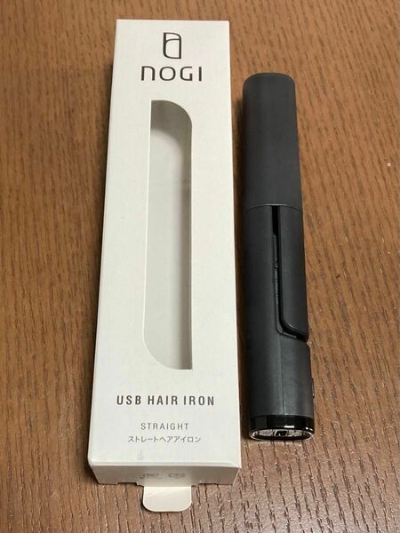 NOGI USB ミニストレートヘアアイロン　USB給電タイプ　ELECOM