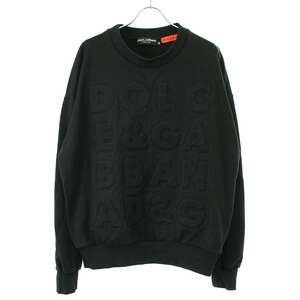 DOLCE&GABBANA Dolce & Gabbana 20SS DGMILLENNIALS logo design sweat sweatshirt black M G9QI2T/G7TOO IT224HN1S6JV