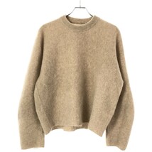 unfil アンフィル stretch superkid mohair sweater ストレッチ スーパーキッドモヘアセーター WWFL-UU007 ベージュ 1 ITCMVHVRRIKN_画像1