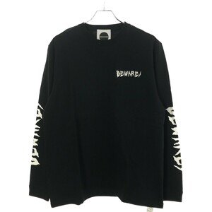 MOON AGE DEVILMENT ムーンエイジ デビルメント 22SS GRAPHIC L/S T-SHIRT TYPE B カットソー mcs-0672 ブラック 44 ITACTDOE3AAS