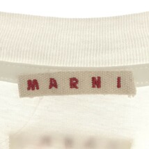 MARNI マルニ 20SS ロゴプリントTシャツ ホワイト 36 THJET49EPC IT1MMDH4S379_画像3