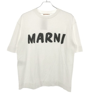 MARNI マルニ 20SS ロゴプリントTシャツ ホワイト 36 THJET49EPC IT1MMDH4S379