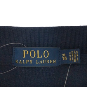 POLO RALPH LAUREN ポロラルフローレン ポニー刺繍 コットンジャージーポロシャツ ネイビー XL ITOSY9453WPSの画像3