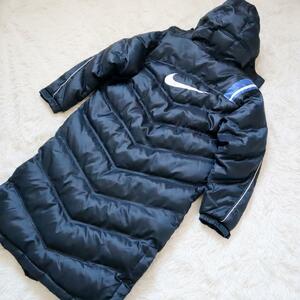 NIKE/ Nike bench coat down coat down jacket swoshu Logo back Logo 