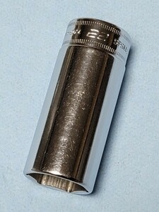 22mm 3/8 ディープ スナップオン SFSM22 (6角) 中古品 美品 保管品 SNAPON SNAP-ON ディープソケット ソケット レターパック ￥520 