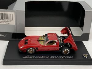 1/43 ランボルギーニ イオタSVR 2008 Red/Gold 京商 No.03201 RG