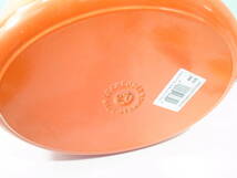 ●未使用 LE CREUSET ル・クルーゼ ココット・オーバル 27cm 4.2 オレンジ 2502-27 楕円形_画像5