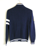 ■TMMY HILFIGER【トミーヒルフィガー】紺 ニット カーディガン Boys(8-10)/XS_画像6