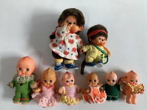 ⑬u385◆レトロ人形◆キューピー人形 キュピナドール ソフビ人形 JAPAN モンチッチ おしゃぶり セキグチ ぬいぐるみ おもちゃ マスコット