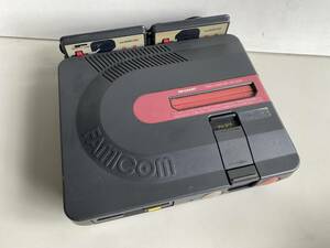 Nt717◆SHARP シャープ◆ ツインファミコン AN-500B TWIN FAMICOM ブラック 本体 一式 ゲーム機 