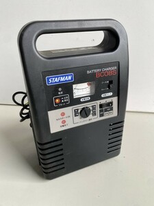 ⑳t249◆STAFMAN スタッフマン◆バッテリーチャージャー BATTERY CHARGER BC08S バッテリー 充電器 メンテナンス用品 密閉型対応 動作品