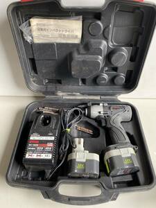 ⑤t688◆RYOBI リョービ◆充電式インパクトドライバー BID-1225 工具 ハンドツール ジャンク バッテリー ケース付 